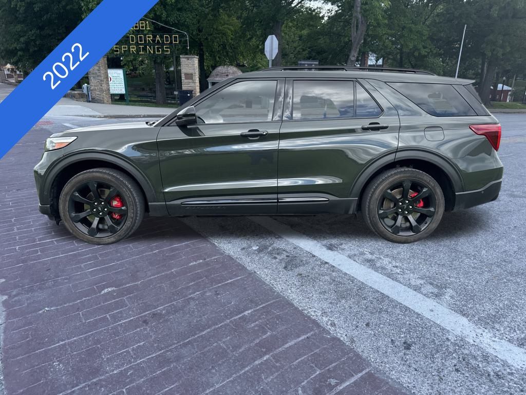 Used 2022 Ford Explorer ST with VIN 1FM5K8GC3NGA80600 for sale in Kansas City