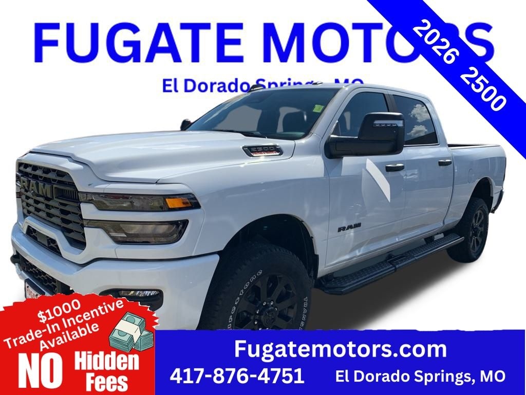 New 2026 Ram 2500 BIG HORN CREW CAB 4X4 6'4 BOX Pickup