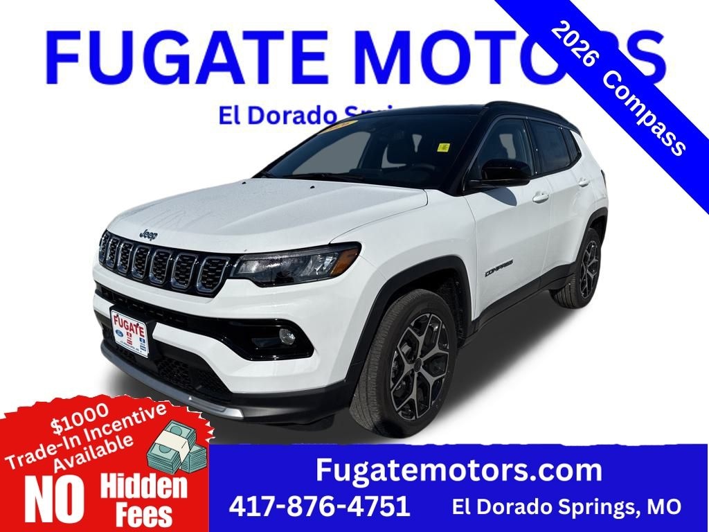 New 2026 Jeep Compass LIMITED 4X4 Sport Utility