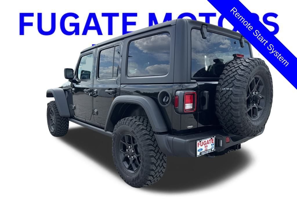New 2025 Jeep Wrangler 4-DOOR WILLYS Sport Utility