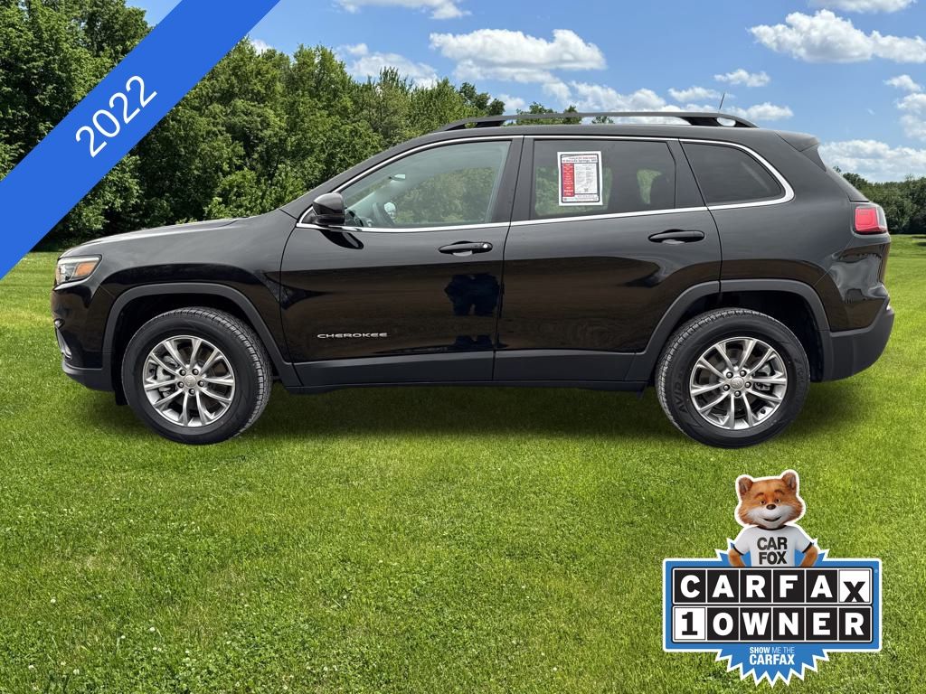 Used 2022 Jeep Cherokee Latitude Lux with VIN 1C4PJMMX7ND509285 for sale in Kansas City
