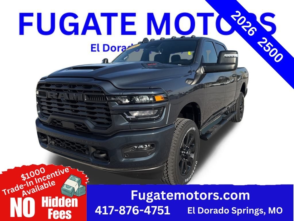 New 2026 Ram 2500 BLACK EXPRESS CREW CAB 4X4 6'4 BOX Pickup