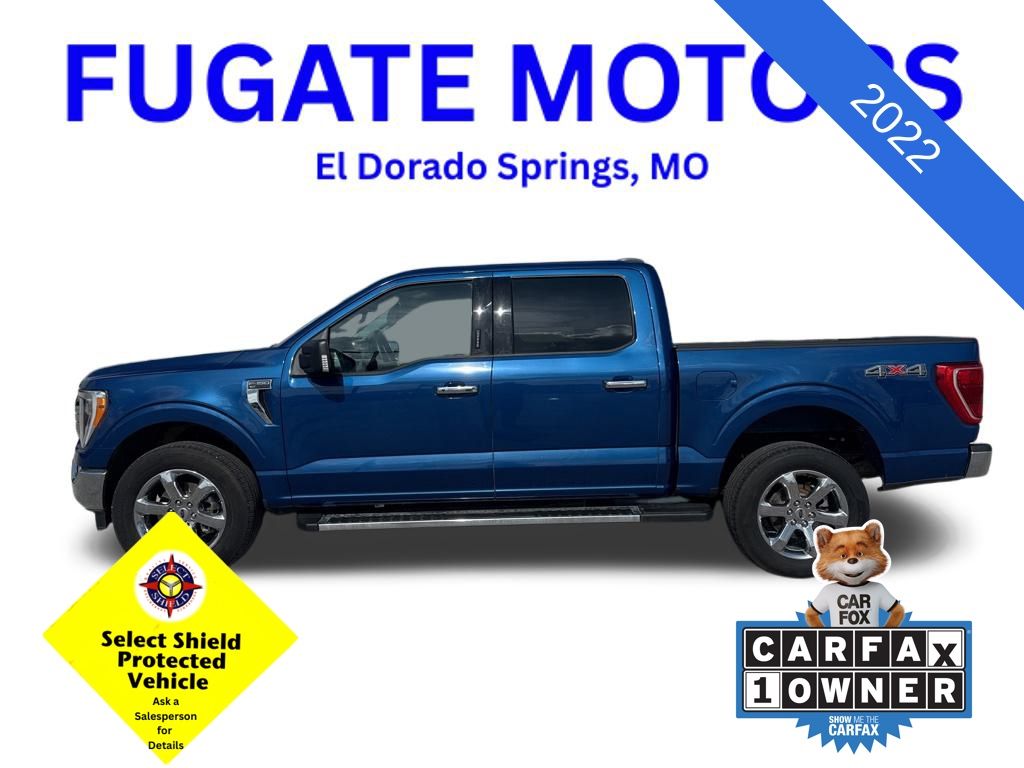 Used 2022 Ford F-150 XLT with VIN 1FTFW1E82NFA91533 for sale in Kansas City