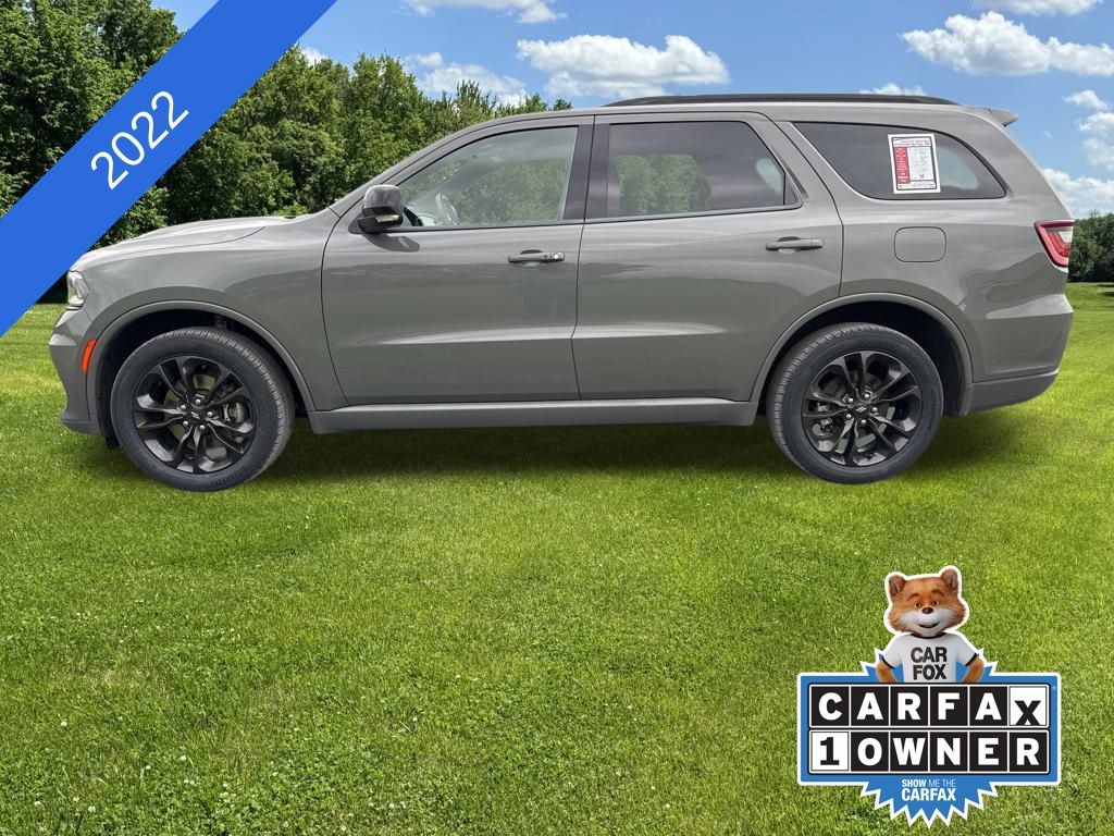 Used 2022 Dodge Durango GT Plus with VIN 1C4RDJDG5NC128717 for sale in Kansas City