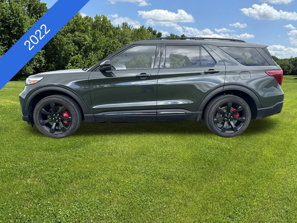 Used 2022 Ford Explorer ST with VIN 1FM5K8GC3NGA80600 for sale in Kansas City