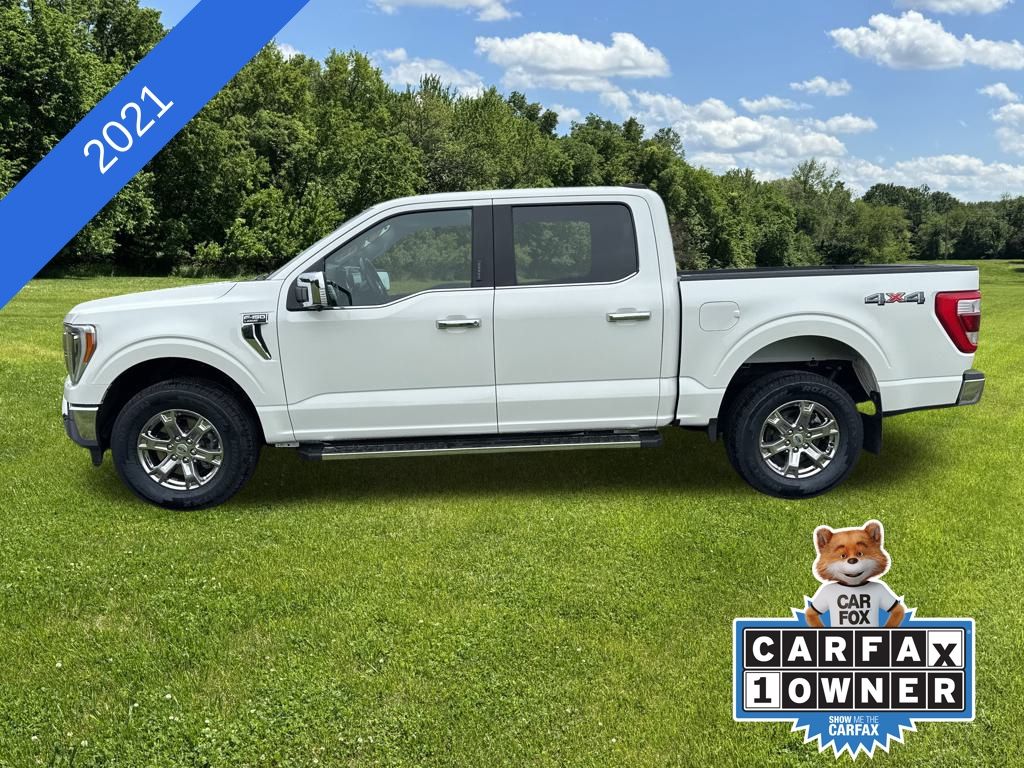 Used 2021 Ford F-150 Lariat with VIN 1FTFW1E88MFB87231 for sale in Kansas City