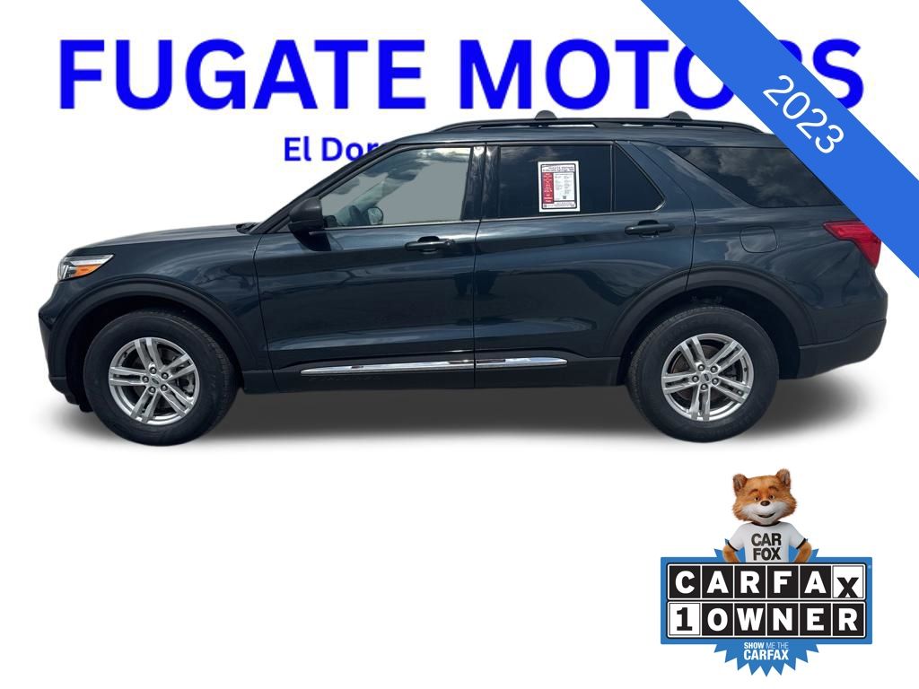Used 2023 Ford Explorer XLT with VIN 1FMSK8DH6PGA14063 for sale in Kansas City