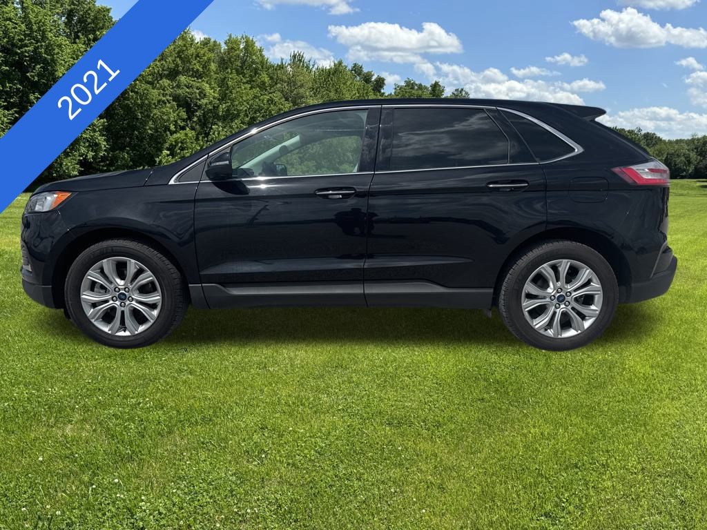 Used 2021 Ford Edge Titanium with VIN 2FMPK3K9XMBA54315 for sale in El Dorado Springs, MO
