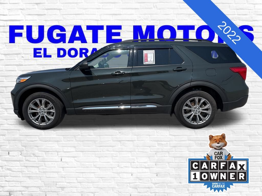 Used 2022 Ford Explorer XLT with VIN 1FMSK8DH5NGB21182 for sale in Kansas City