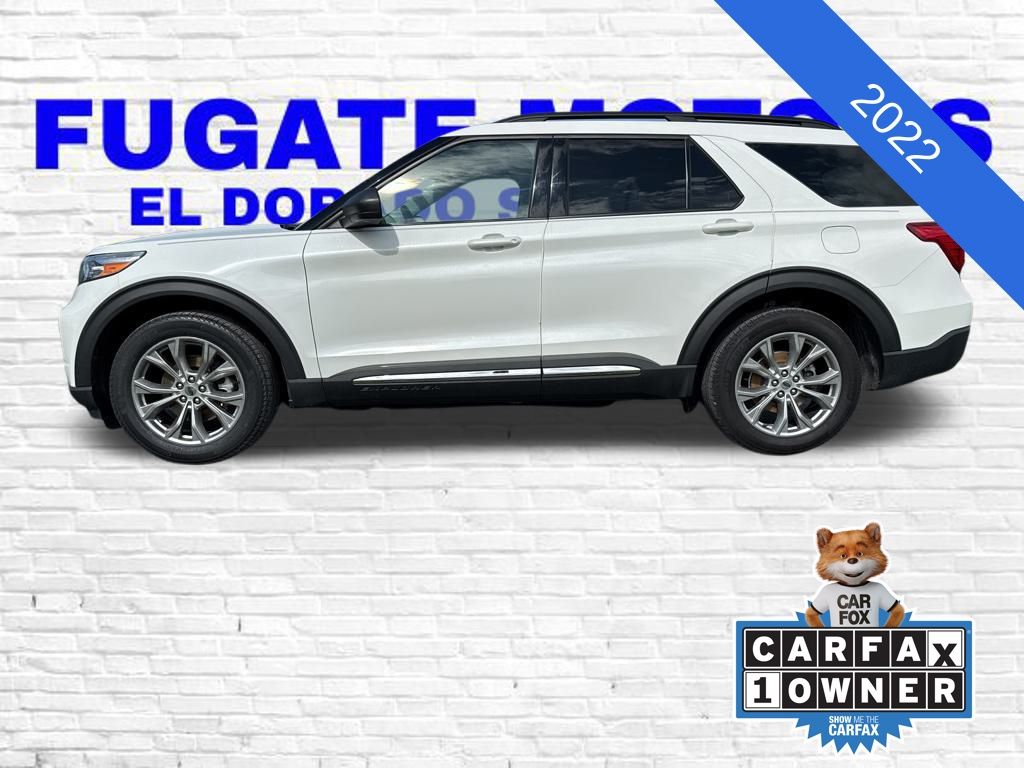 Used 2022 Ford Explorer XLT with VIN 1FMSK8DH1NGA20124 for sale in Kansas City