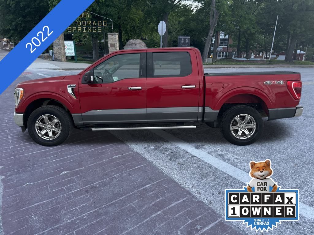 Used 2022 Ford F-150 XLT with VIN 1FTEW1EPXNKD55625 for sale in El Dorado Springs, MO