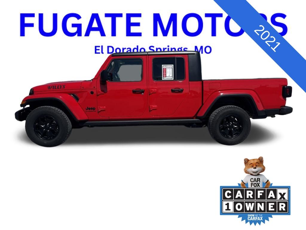 Used 2021 Jeep Gladiator WILLYS with VIN 1C6HJTAG6ML548240 for sale in Kansas City
