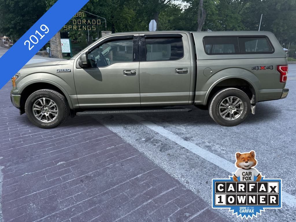 Used 2019 Ford F-150 Lariat with VIN 1FTEW1E48KKF17110 for sale in Kansas City