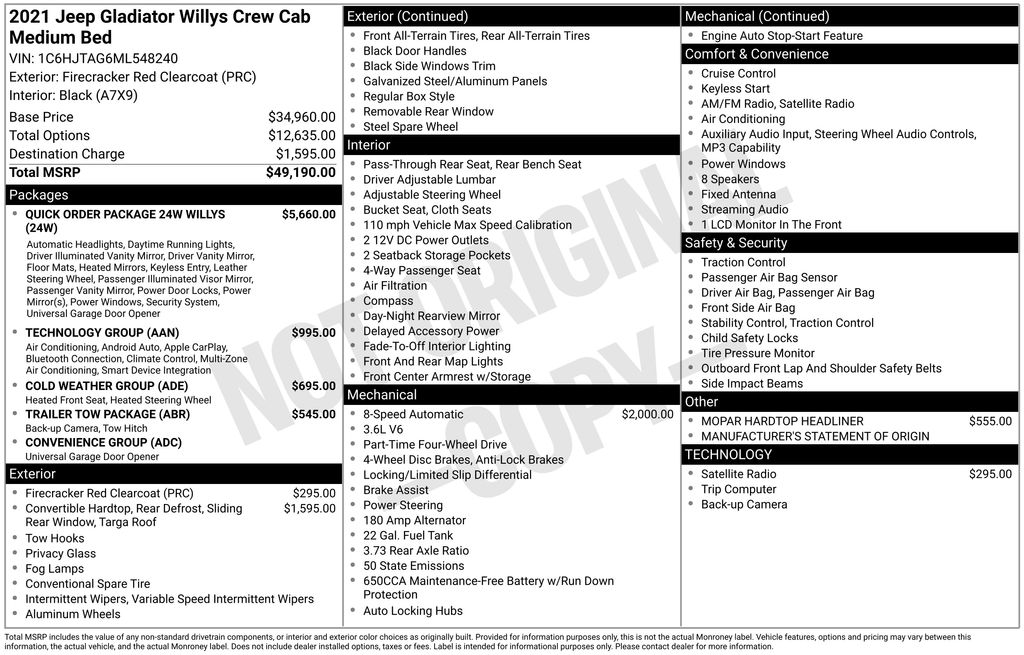 2021 Jeep Gladiator WILLYS's photo