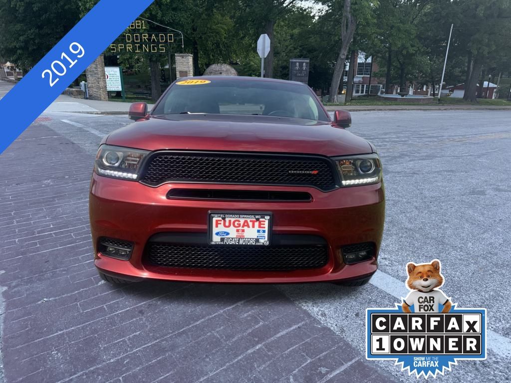 Used 2019 Dodge Durango GT Plus with VIN 1C4RDJDG5KC763979 for sale in El Dorado Springs, MO