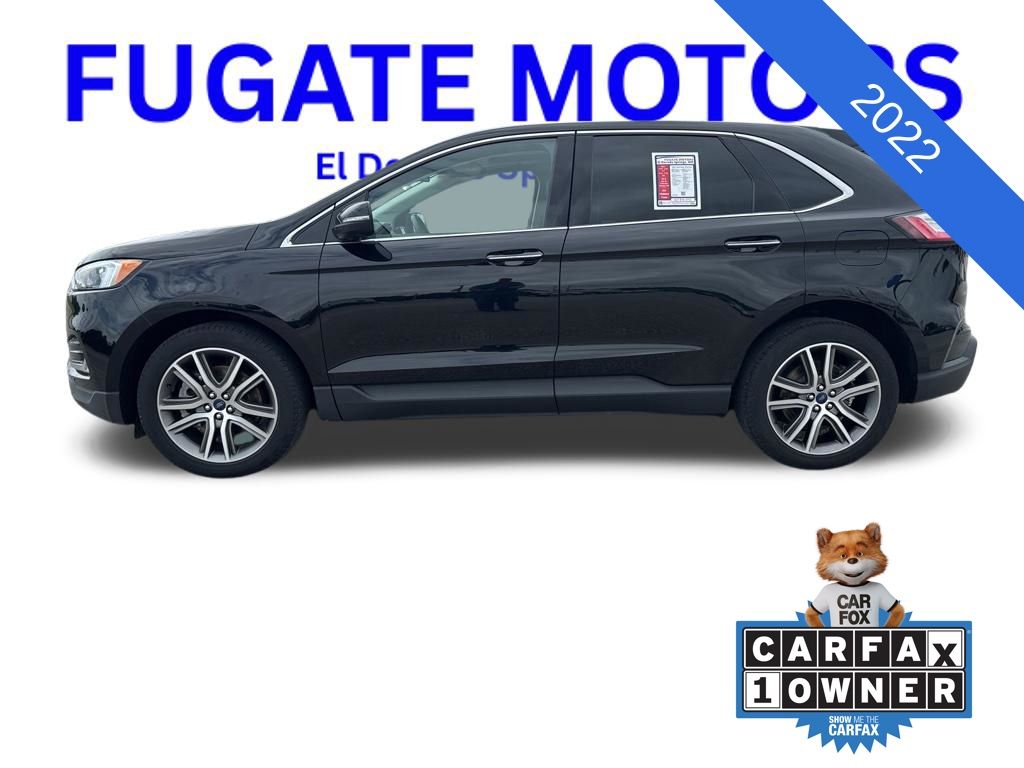 Certified 2022 Ford Edge Titanium with VIN 2FMPK4K97NBB12078 for sale in Kansas City