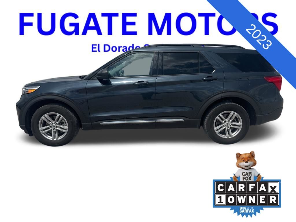 Used 2023 Ford Explorer XLT with VIN 1FMSK8DH9PGC38363 for sale in Kansas City