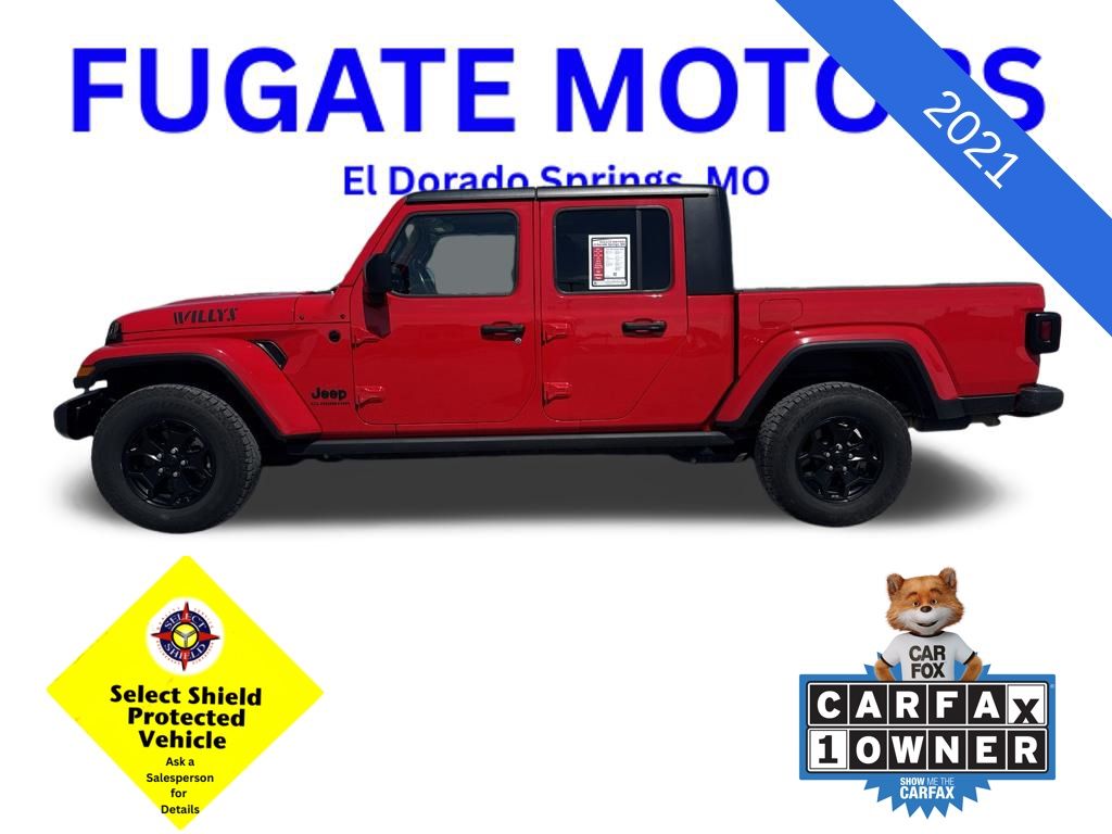 Used 2021 Jeep Gladiator WILLYS with VIN 1C6HJTAG6ML548240 for sale in Kansas City