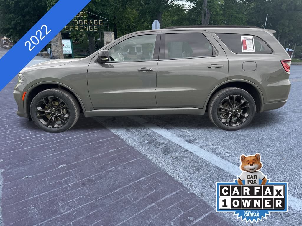 Used 2022 Dodge Durango GT Plus with VIN 1C4RDJDG5NC128717 for sale in Kansas City
