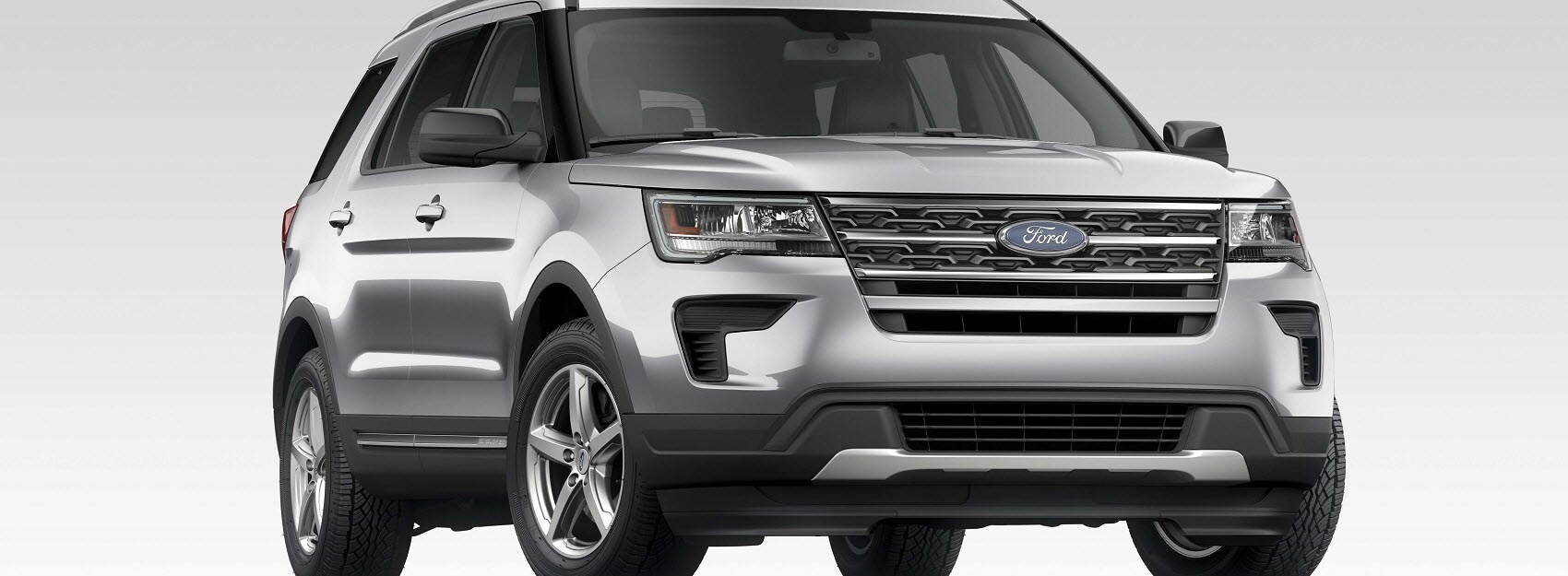Silver Ford Explorer