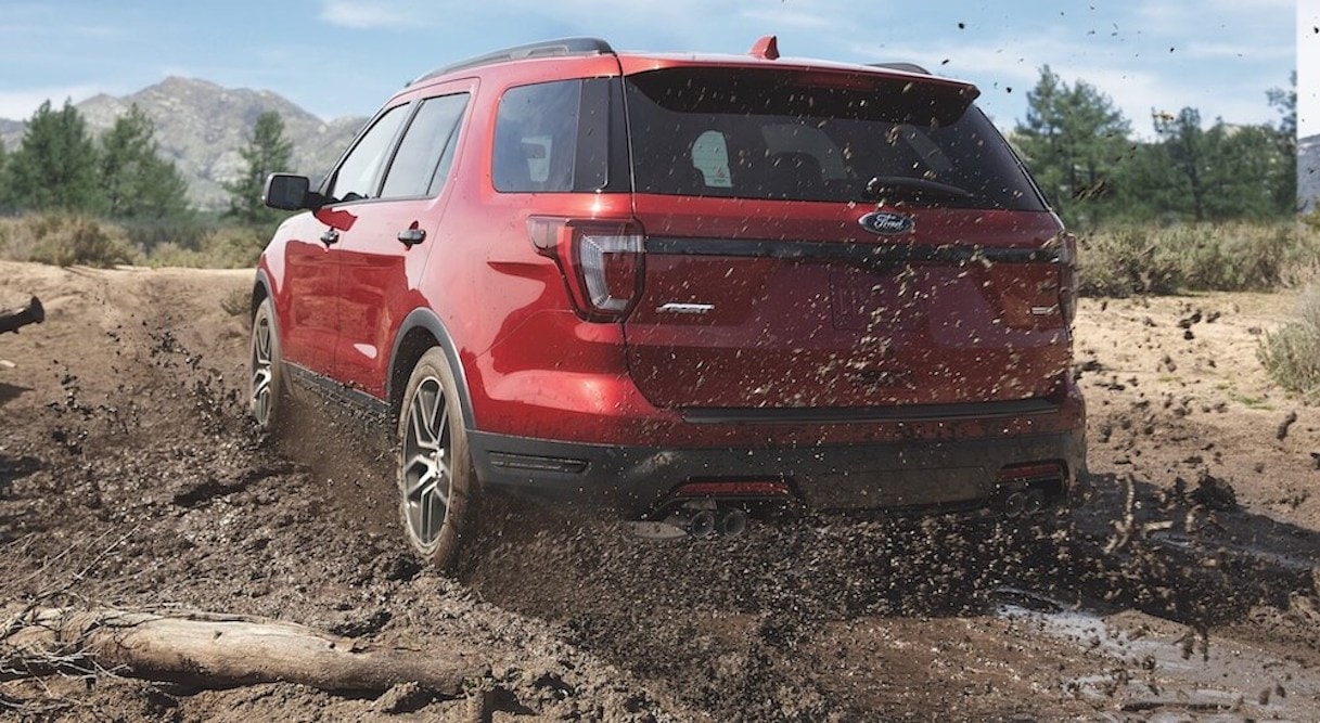 2019 Ford Explorer Red