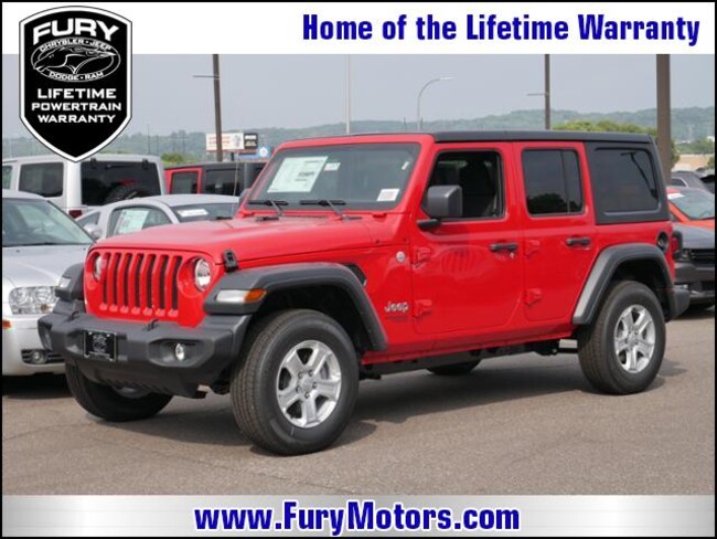 New 2018 Jeep Wrangler Unlimited Sport S 4x4 Utility For Lease St