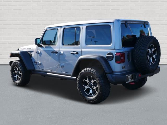 Used 2020 Jeep Wrangler Unlimited Rubicon with VIN 1C4HJXFG2LW142218 for sale in Oak Park Heights, Minnesota