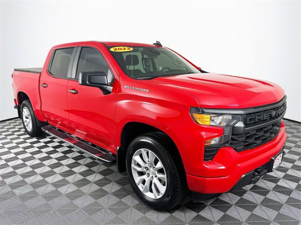Used 2022 Chevrolet Silverado 1500 Custom Truck Crew Cab
