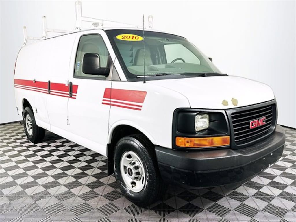 Used 2010 GMC Savana Cargo 3500 Medium Pewter Van Cargo Van