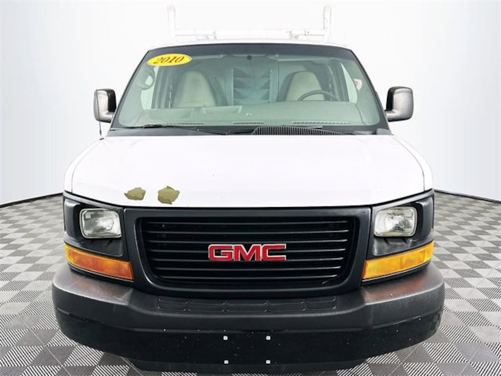 Used 2010 GMC Savana Cargo 3500 Medium Pewter Van Cargo Van