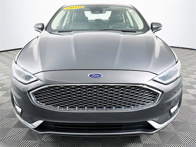 Used 2019 Ford Fusion Hybrid Titanium with VIN 3FA6P0RU6KR109339 for sale in Terre Haute, IN
