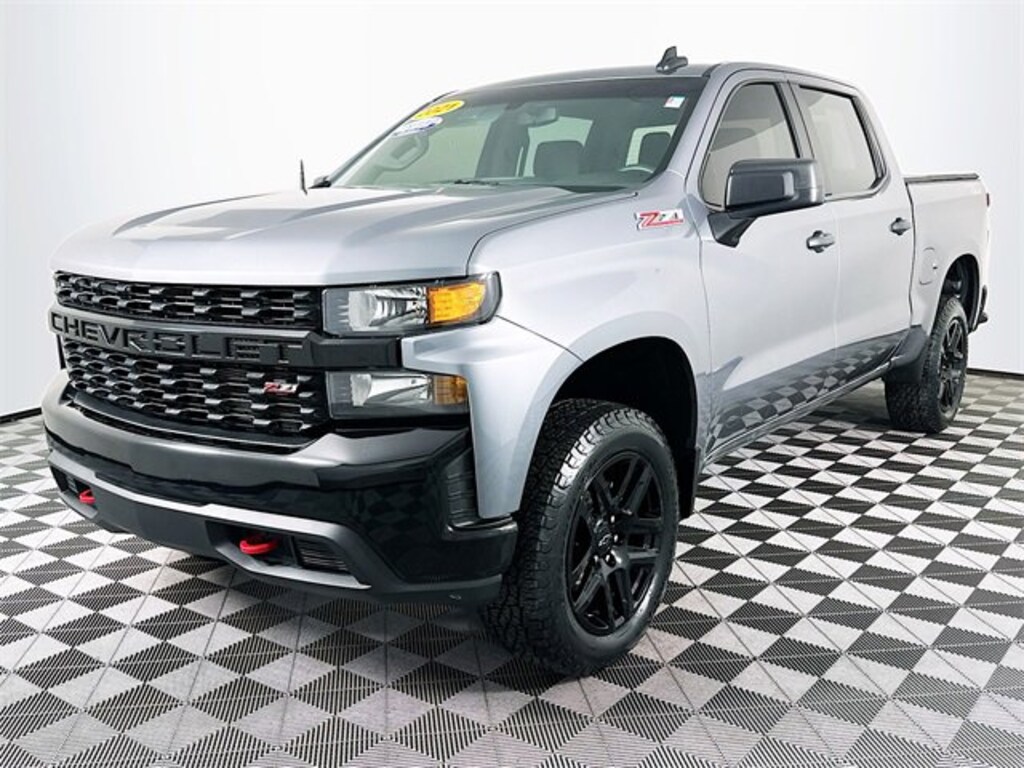 Used 2021 Chevrolet Silverado 1500 Custom Trail Boss Truck Crew Cab