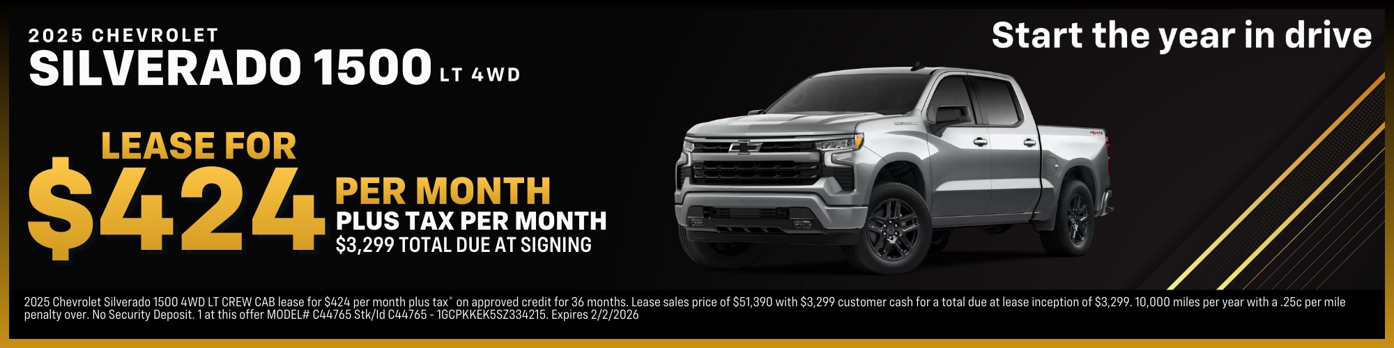 Chevrolet Silverado offer