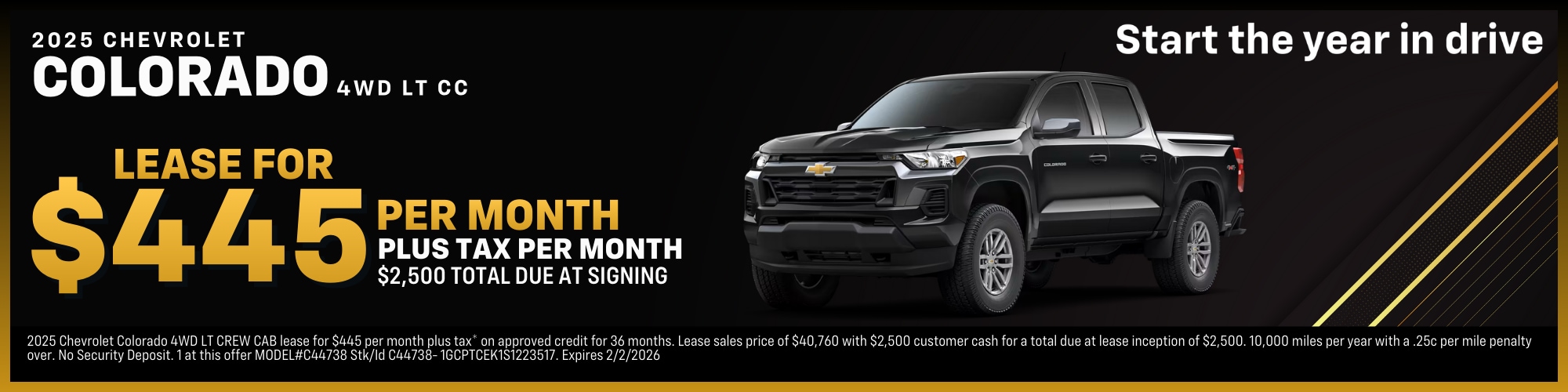 Chevrolet Colorado offer