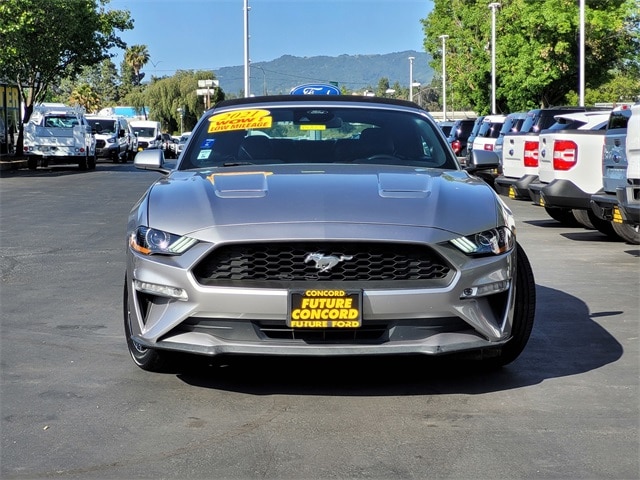 Used 2021 Ford Mustang EcoBoost Premium with VIN 1FATP8UH5M5100472 for sale in Fairfield, CA