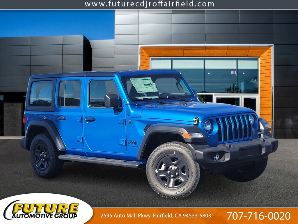 New 2024 Jeep Wrangler 4DOOR SPORT For Sale Concord CA