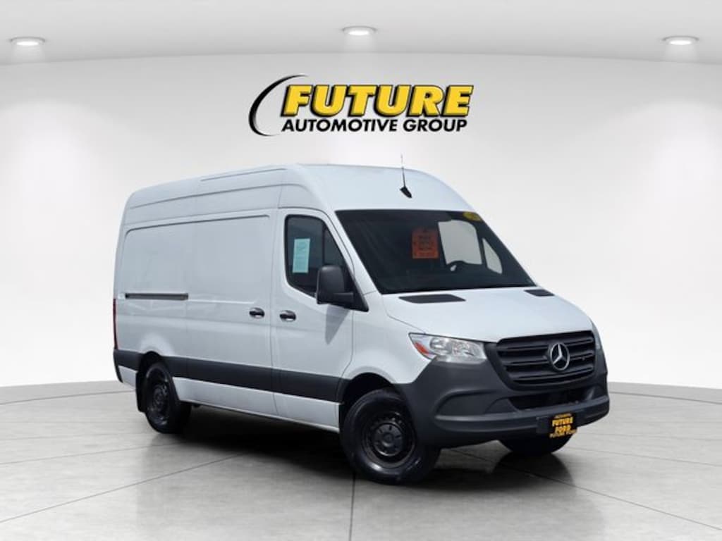 Used 2020 Mercedes-Benz Sprinter 2500 High Roof Customized Camper w/Bed & Sink Cargo Van