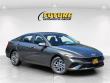 New 2025 Hyundai Elantra Hybrid Blue Sedan
