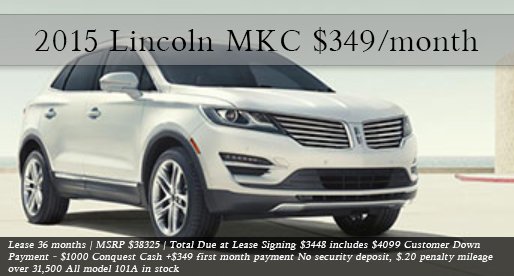 New MKC Special