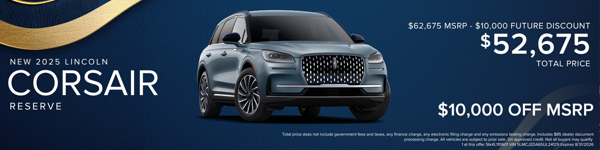 2025 Lincoln Corsair Reserve