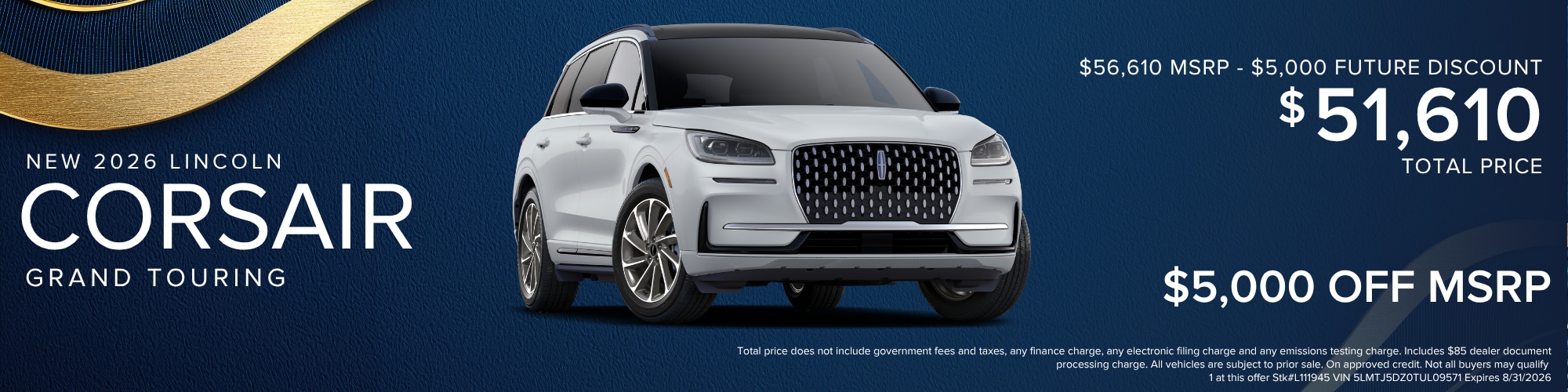 2026 Lincoln Corsair Grand Touring