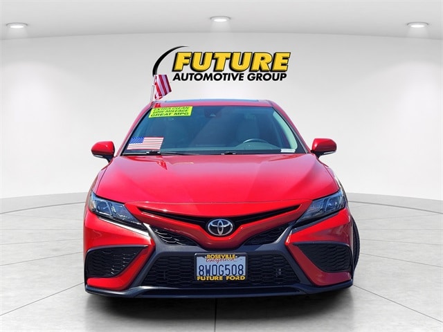 Certified 2021 Toyota Camry SE with VIN 4T1G11AK6MU456077 for sale in Roseville, CA