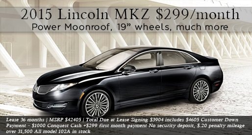 2017 Lincoln Mkz Lease Special
