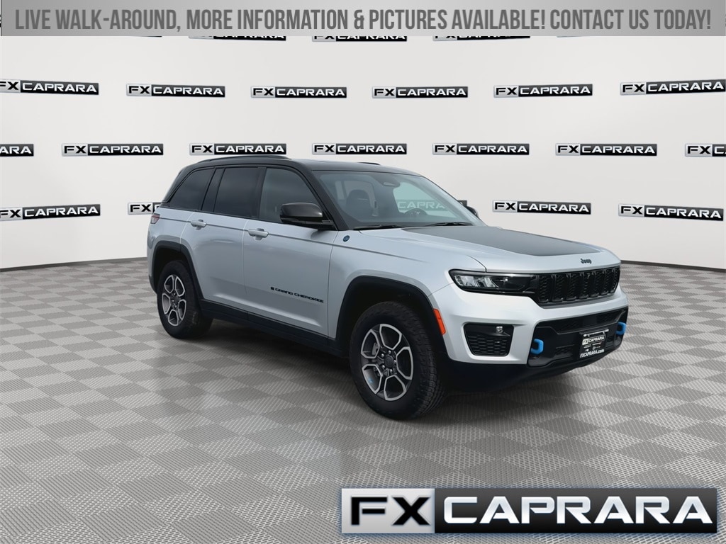 Used 2023 Jeep Grand Cherokee Trailhawk 4xe with VIN 1C4RJYC68P8800673 for sale in Alexandria Bay, NY