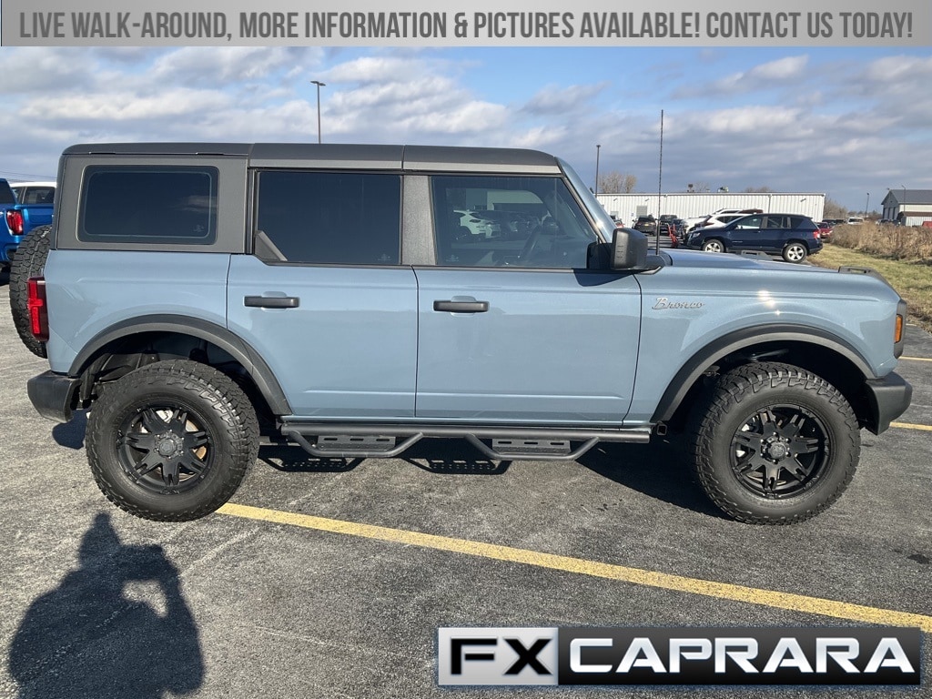 Used 2023 Ford Bronco 4-Door Base with VIN 1FMEE5BP5PLB15664 for sale in Alexandria Bay, NY