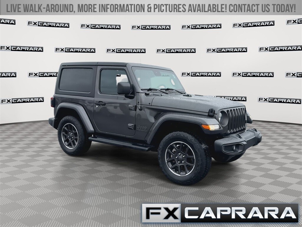 Used 2021 Jeep Wrangler 80TH EDITION with VIN 1C4GJXAN0MW584286 for sale in Alexandria Bay, NY