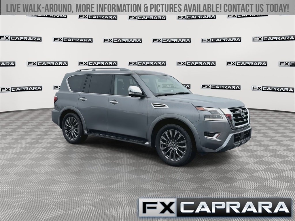 Used 2023 Nissan Armada Platinum Captains Chairs with VIN JN8AY2DB5P9833761 for sale in Alexandria Bay, NY