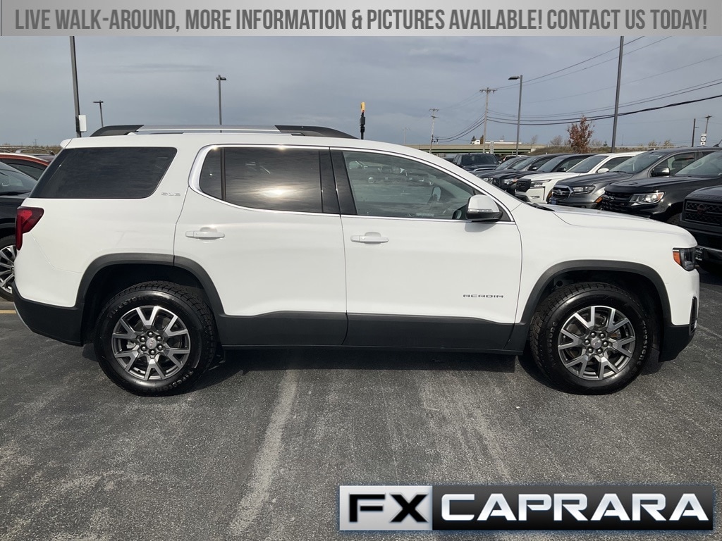 Used 2023 GMC Acadia SLE with VIN 1GKKNRLS5PZ156136 for sale in Watertown, NY