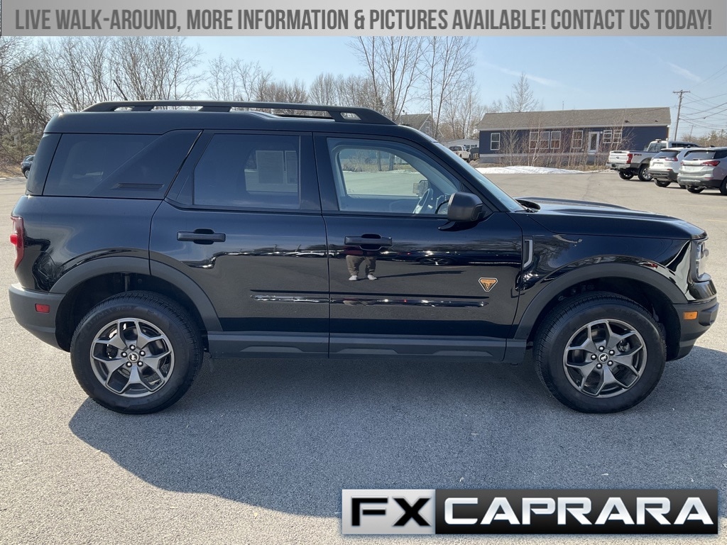 Used 2021 Ford Bronco Sport Badlands with VIN 3FMCR9D9XMRB33205 for sale in Ogdensburg, NY