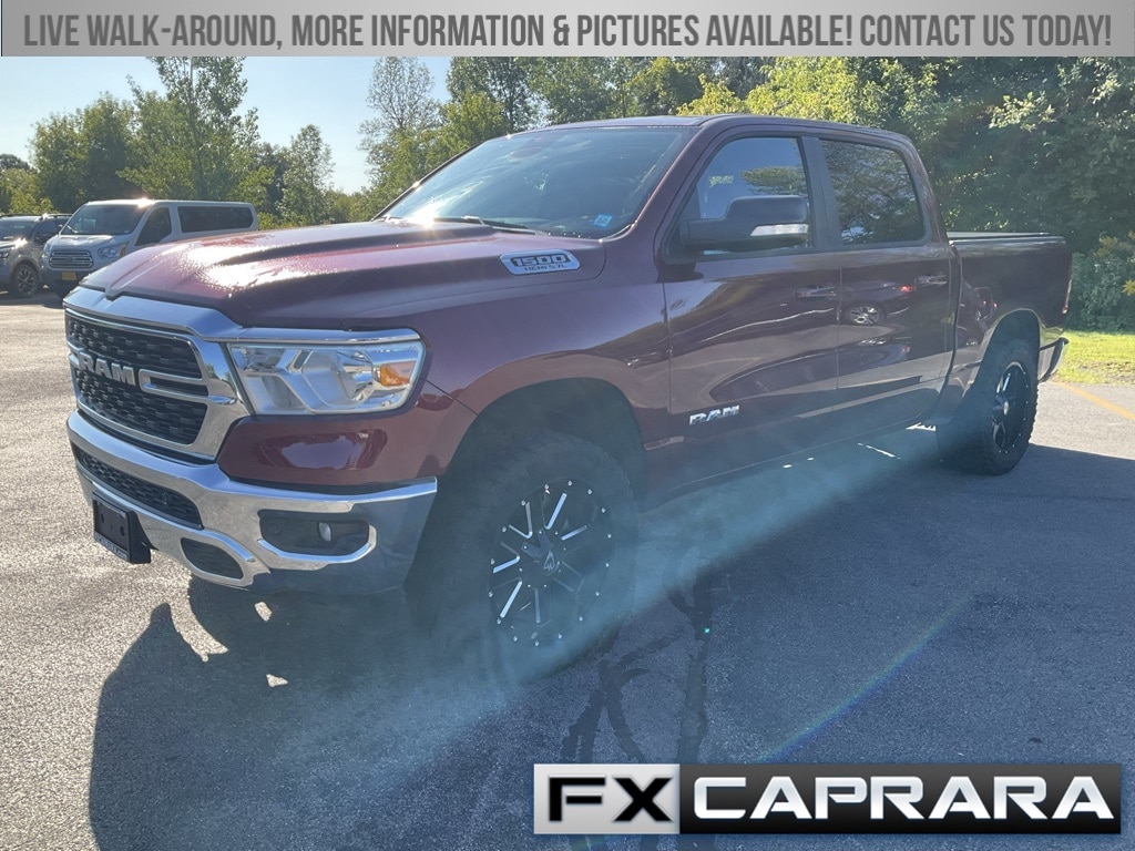 Used 2022 RAM Ram 1500 Pickup Big Horn/Lone Star with VIN 1C6SRFFT8NN381214 for sale in Ogdensburg, NY